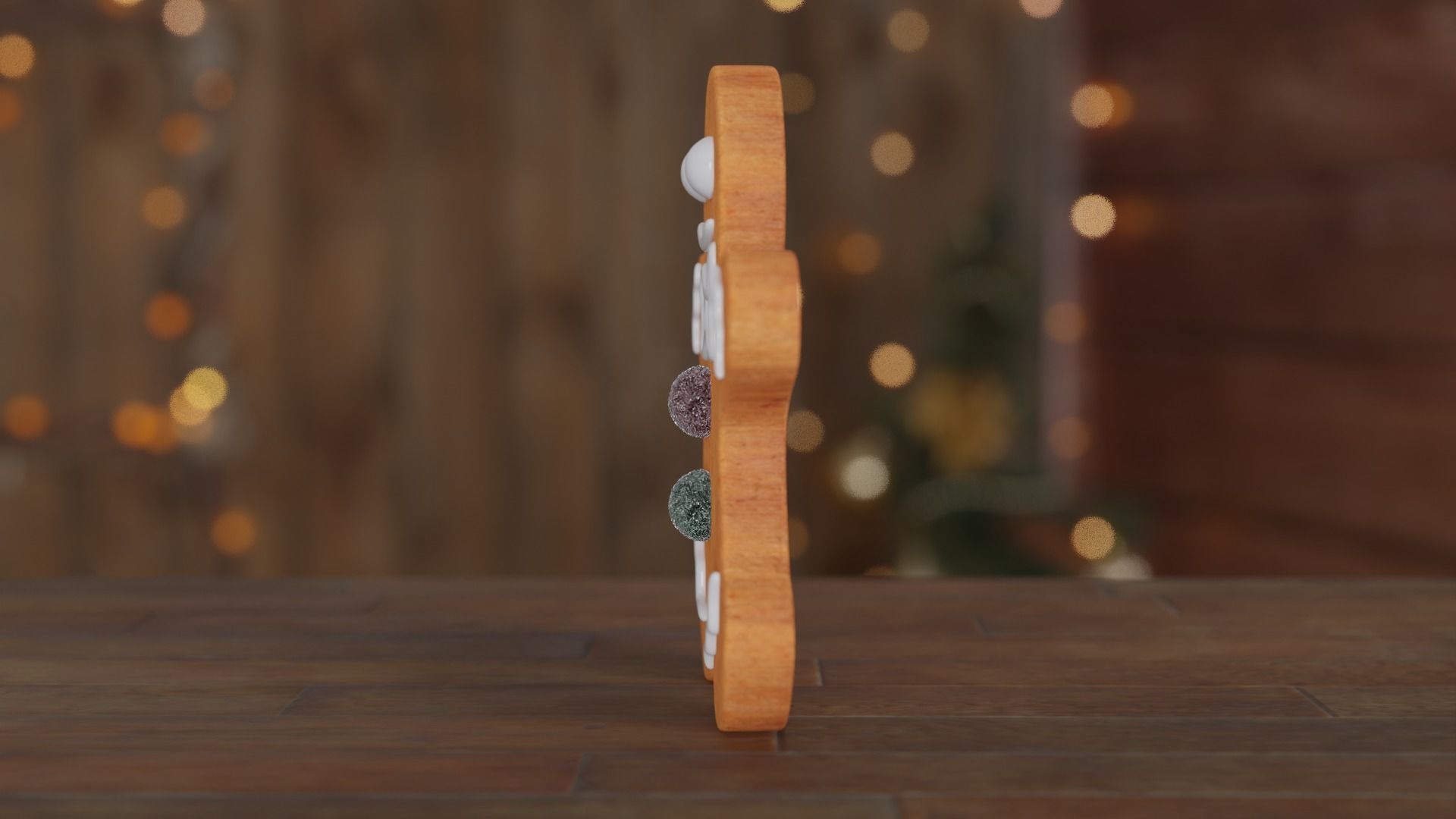 Gingerbread Man 3D model_17