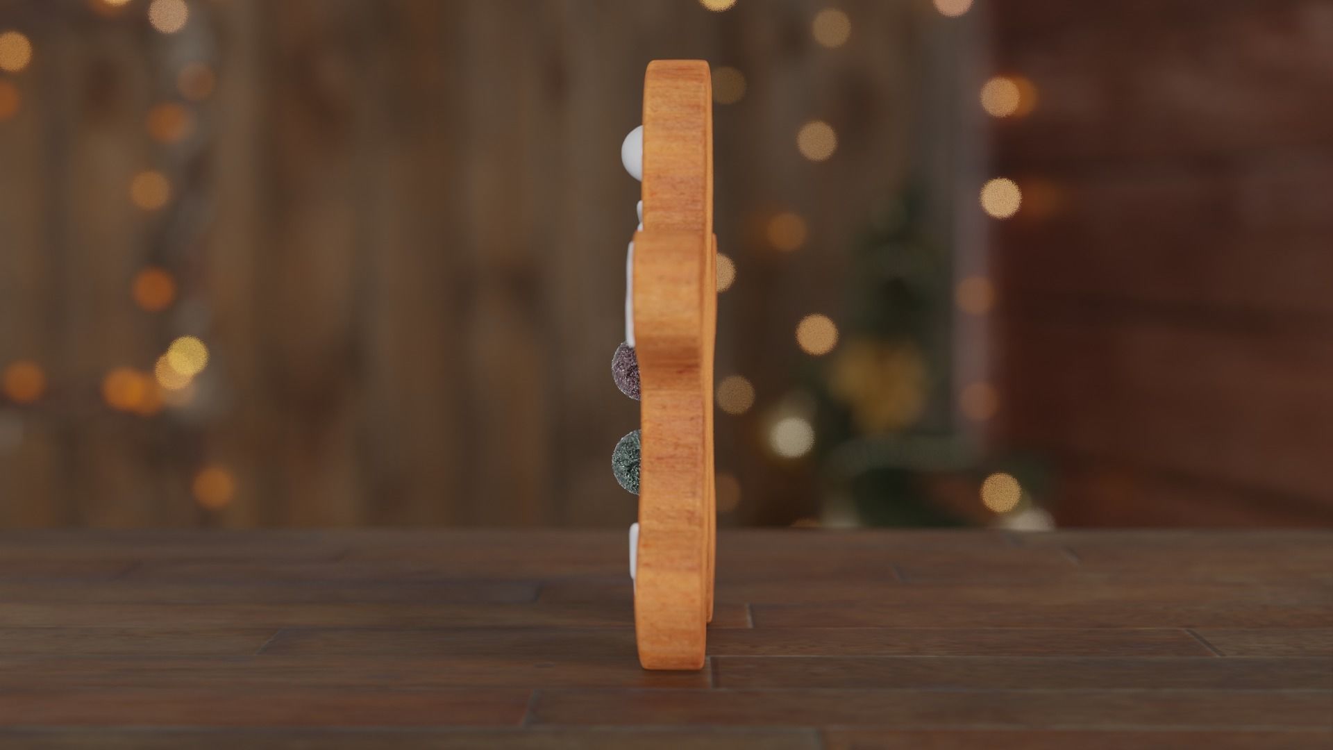 Gingerbread Man 3D model_15