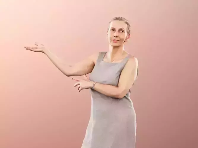 Bridget 11372 - Elegant Elderly Woman Talking