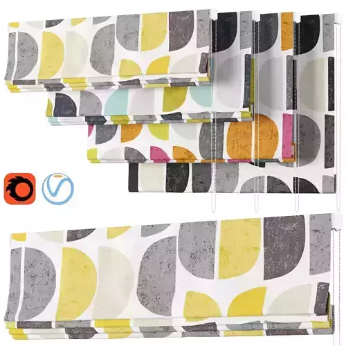 Roman Curtains 142 Fryetts LUNA Moon Shape