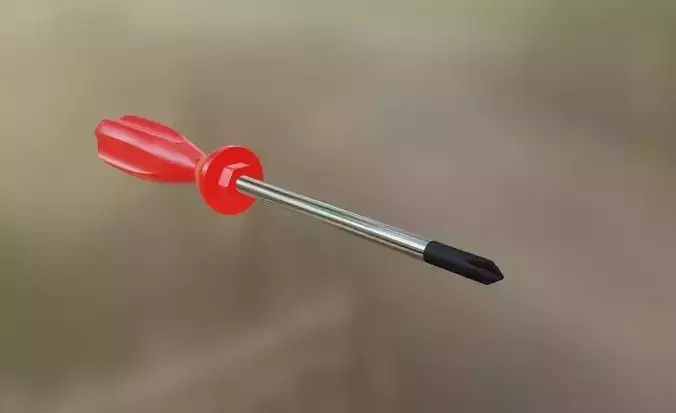 Screwdriver dart with tip