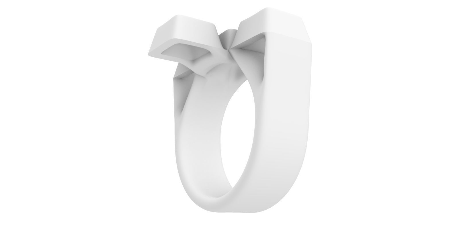 Keyboard ring WASD  3D print model_2