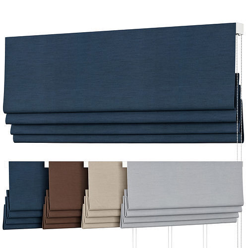 Roman Curtains 144 Kvadrat Kinnasand Highlight 3D model