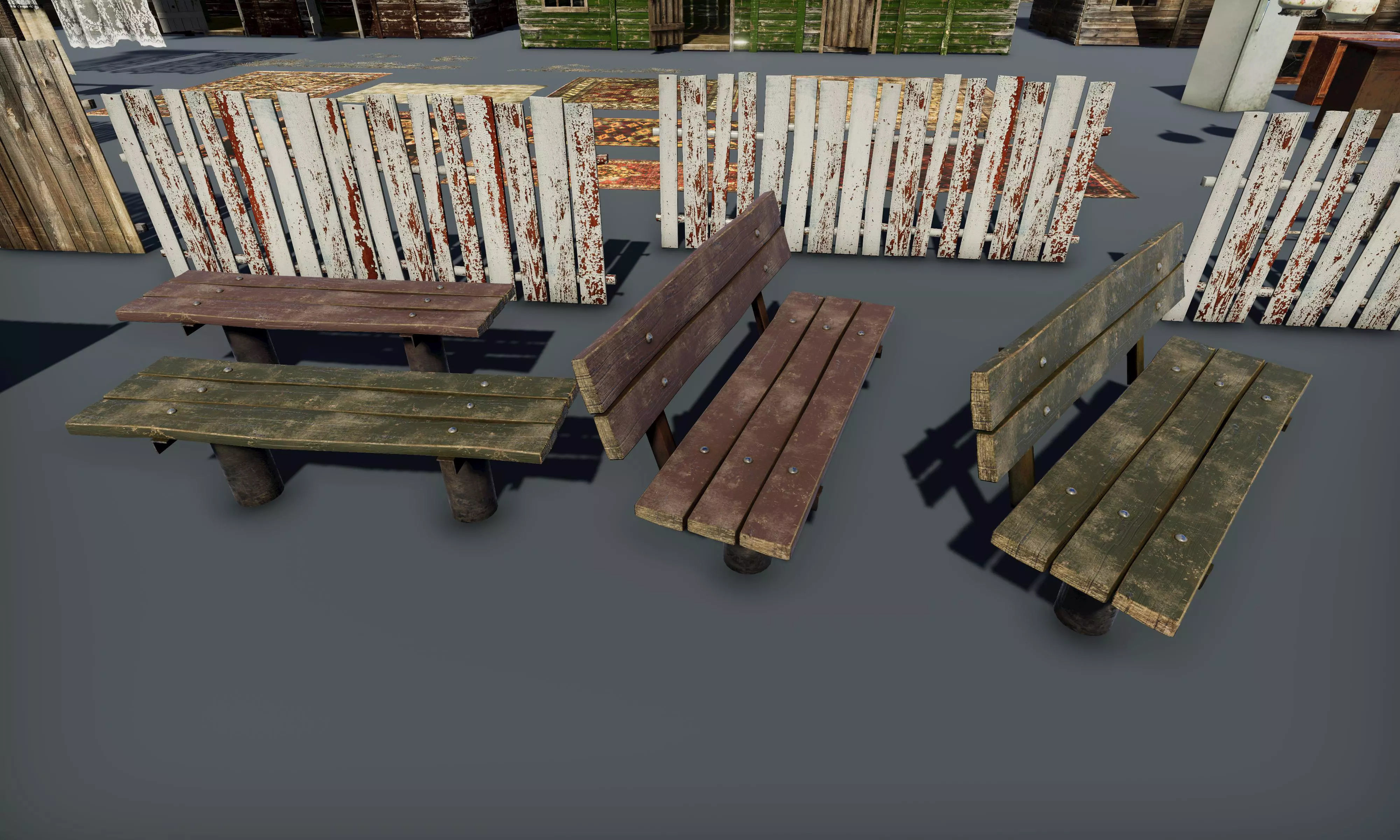 HQ Exterior Interior Props Pack Low-poly 3D model_8