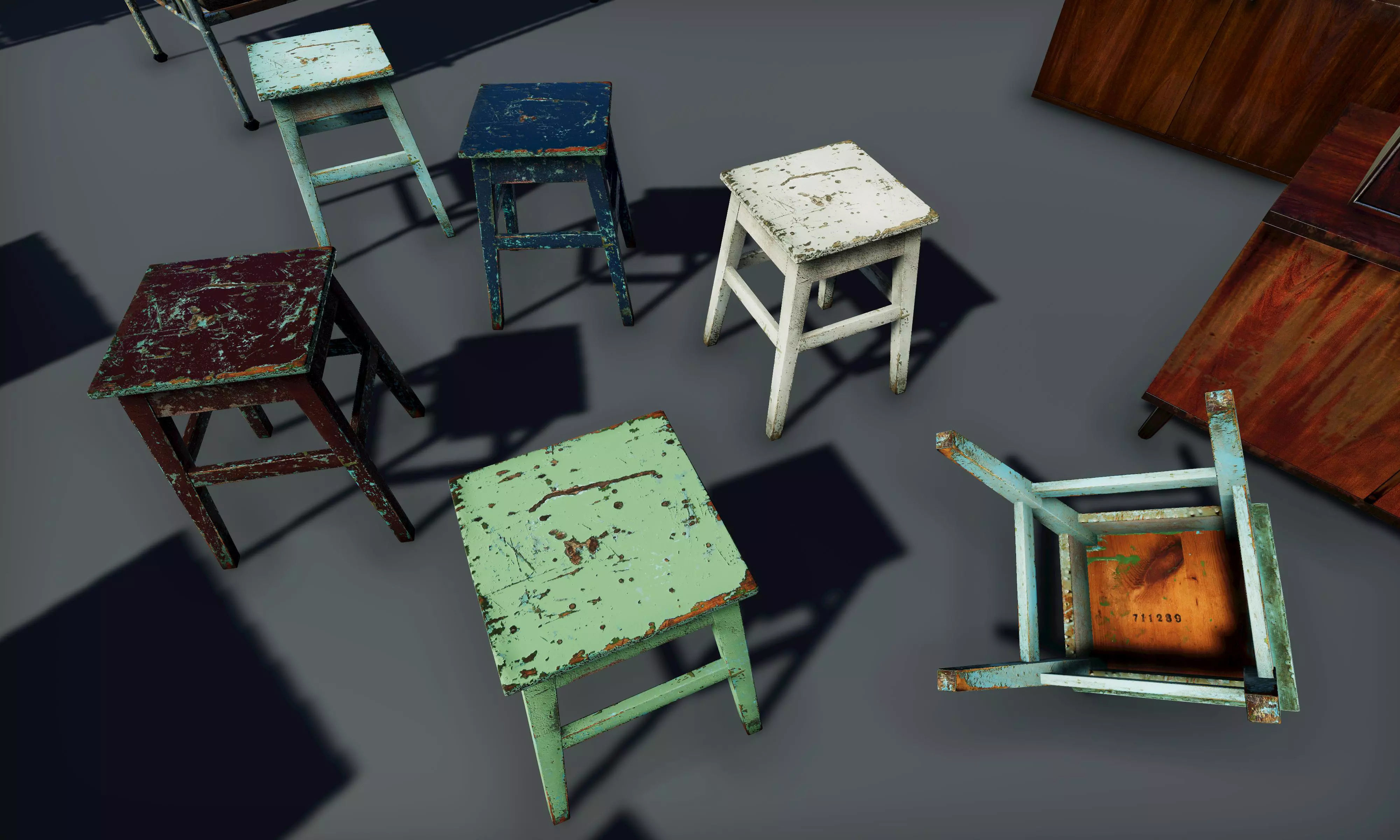 HQ Exterior Interior Props Pack Low-poly 3D model_23