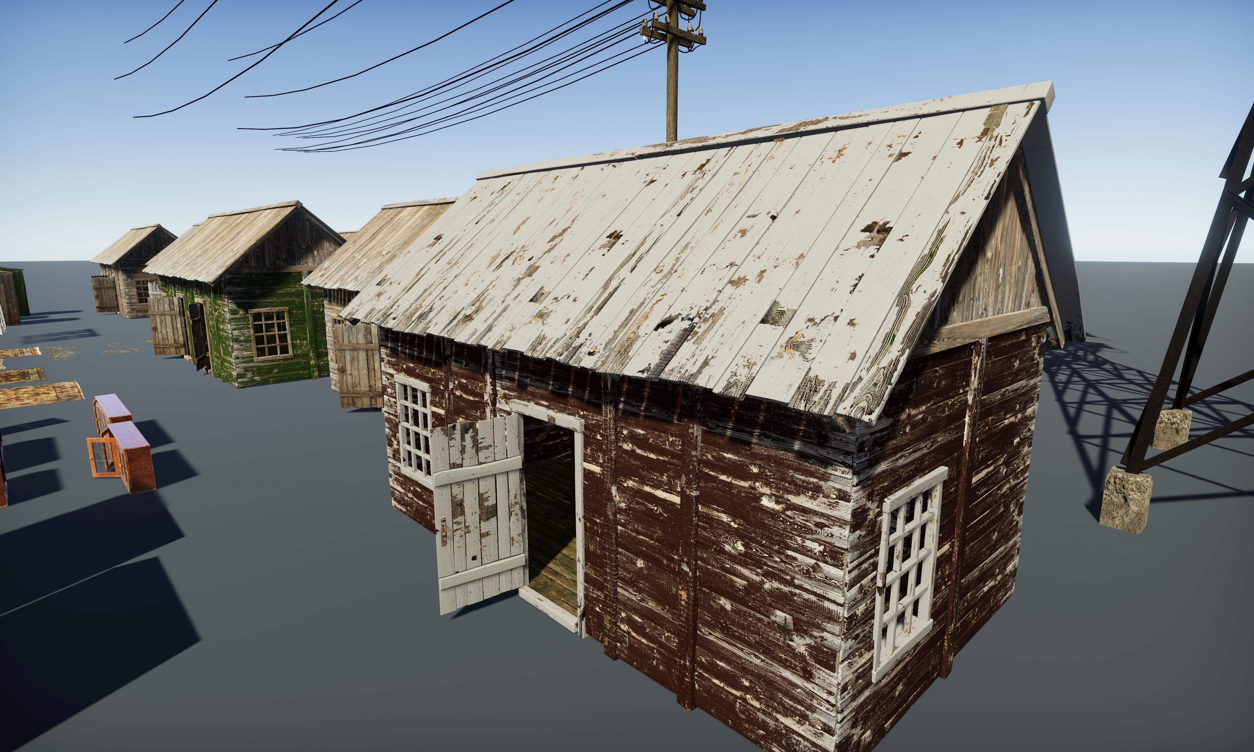 HQ Exterior Interior Props Pack Low-poly 3D model_56