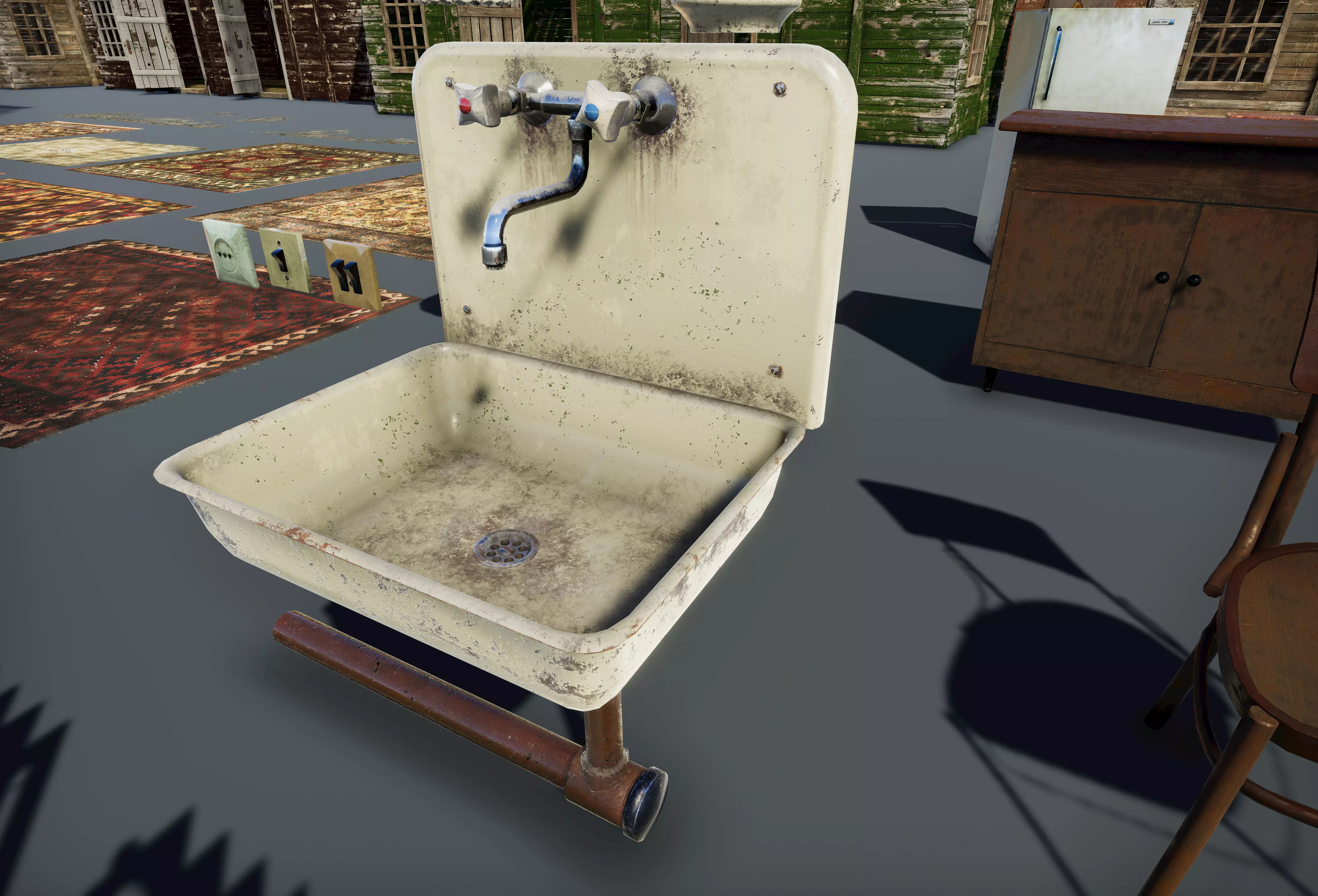 HQ Exterior Interior Props Pack Low-poly 3D model_3