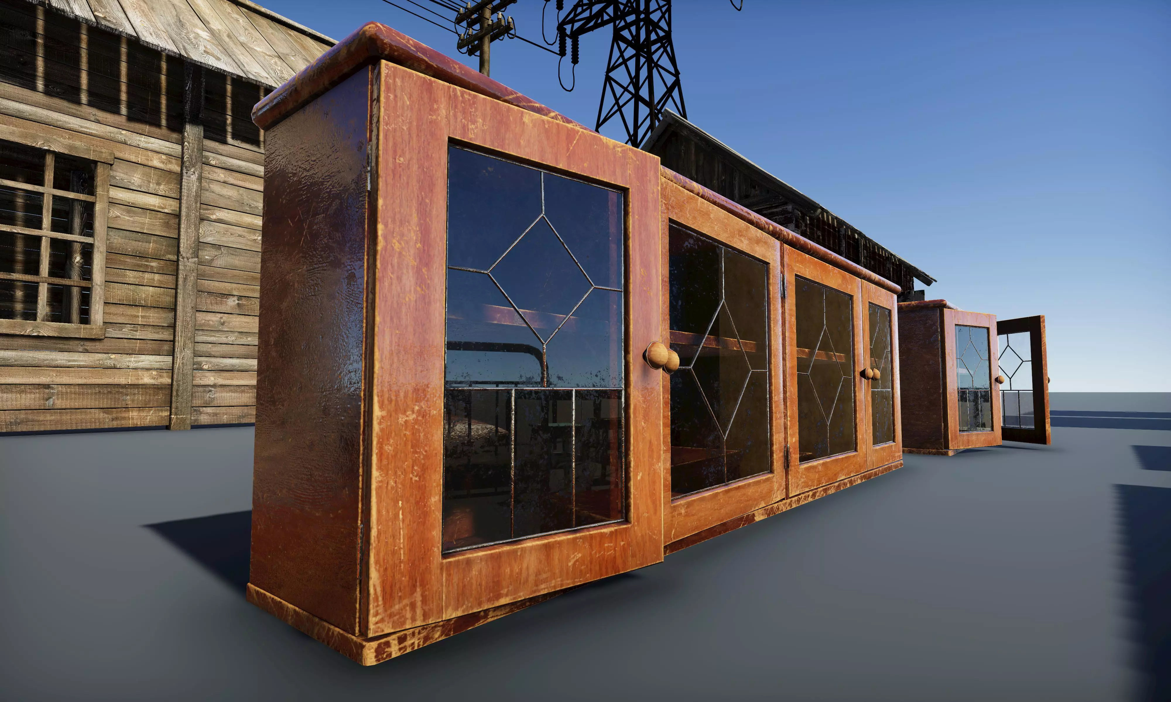 HQ Exterior Interior Props Pack Low-poly 3D model_12