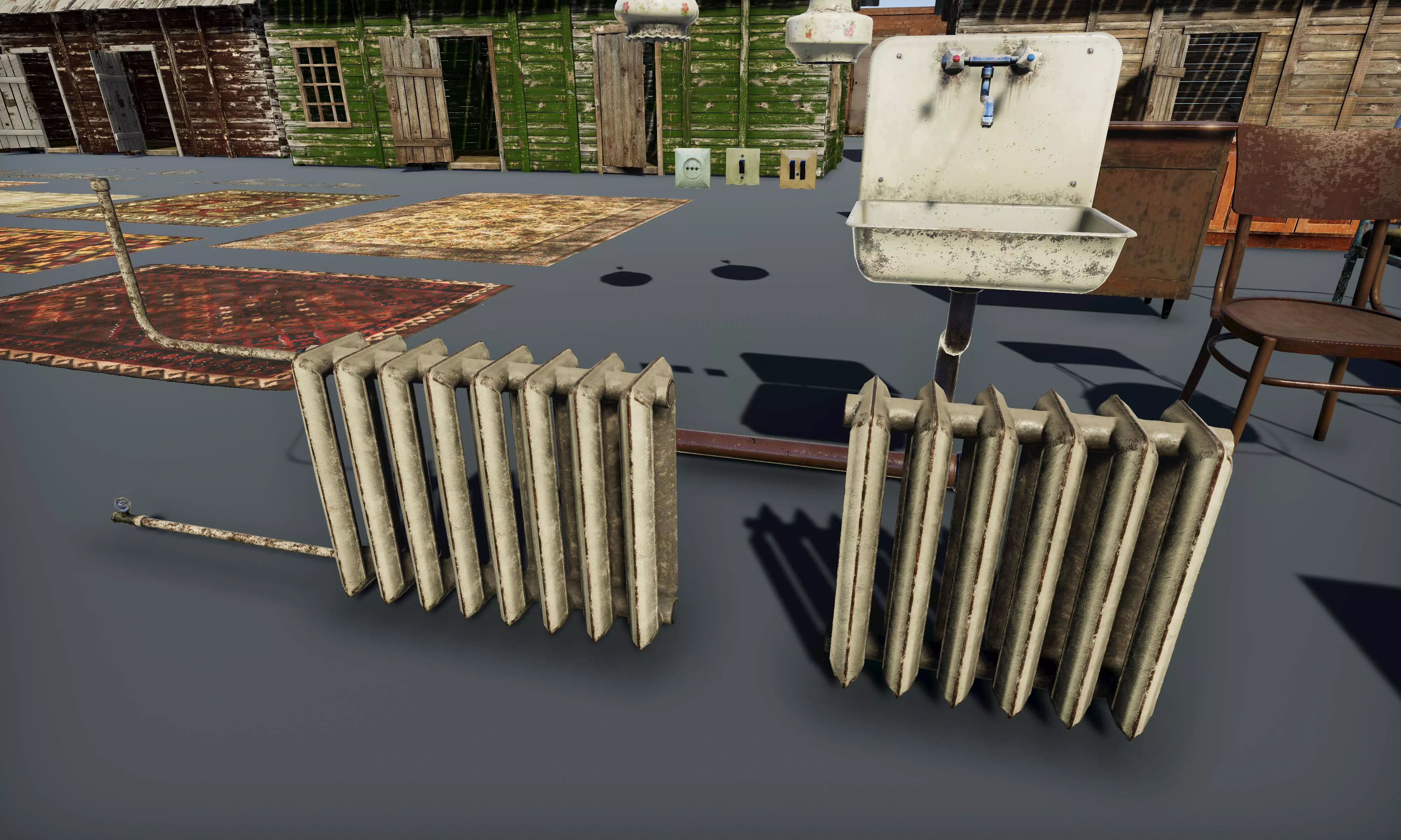 HQ Exterior Interior Props Pack Low-poly 3D model_5