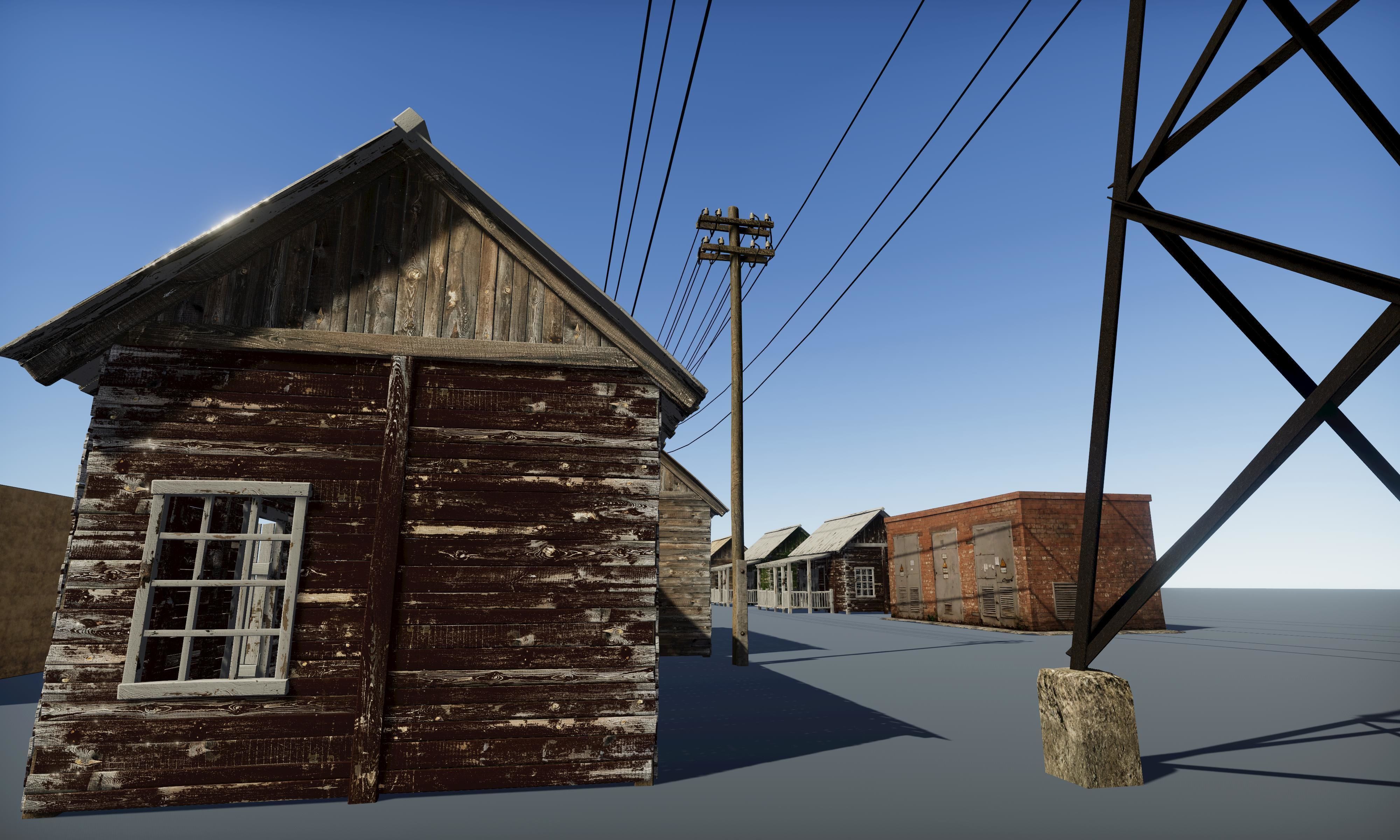 HQ Exterior Interior Props Pack Low-poly 3D model_57