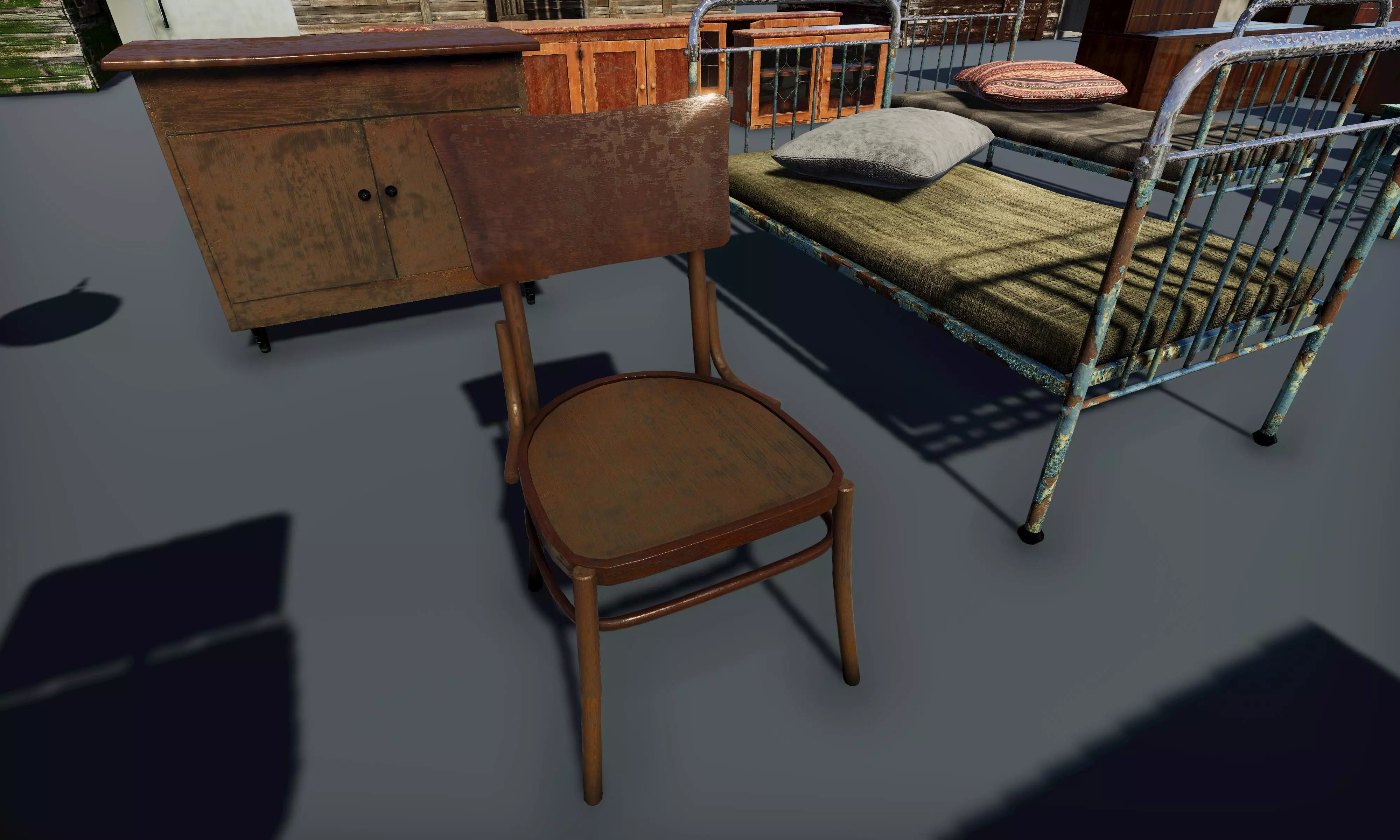 HQ Exterior Interior Props Pack Low-poly 3D model_30