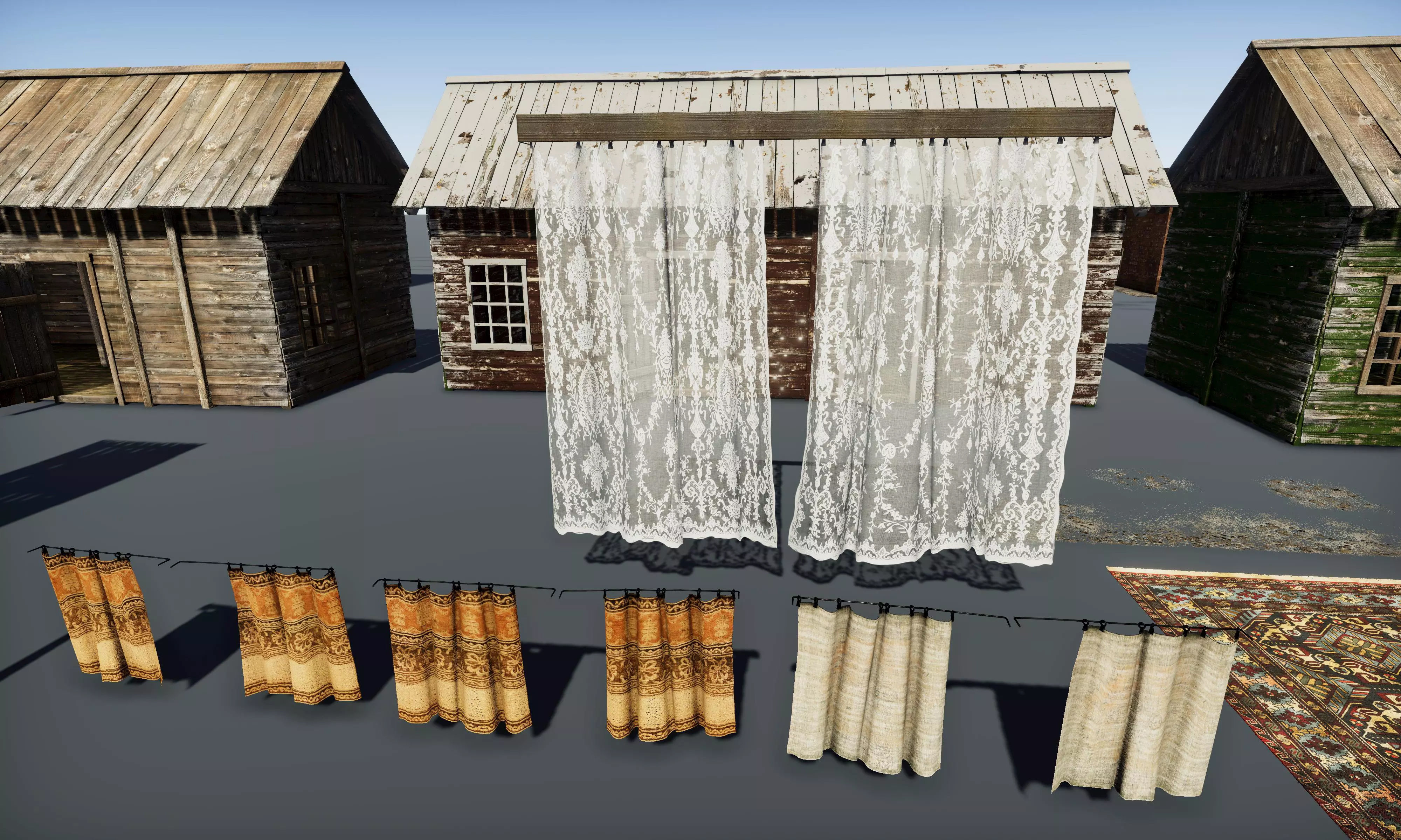 HQ Exterior Interior Props Pack Low-poly 3D model_32