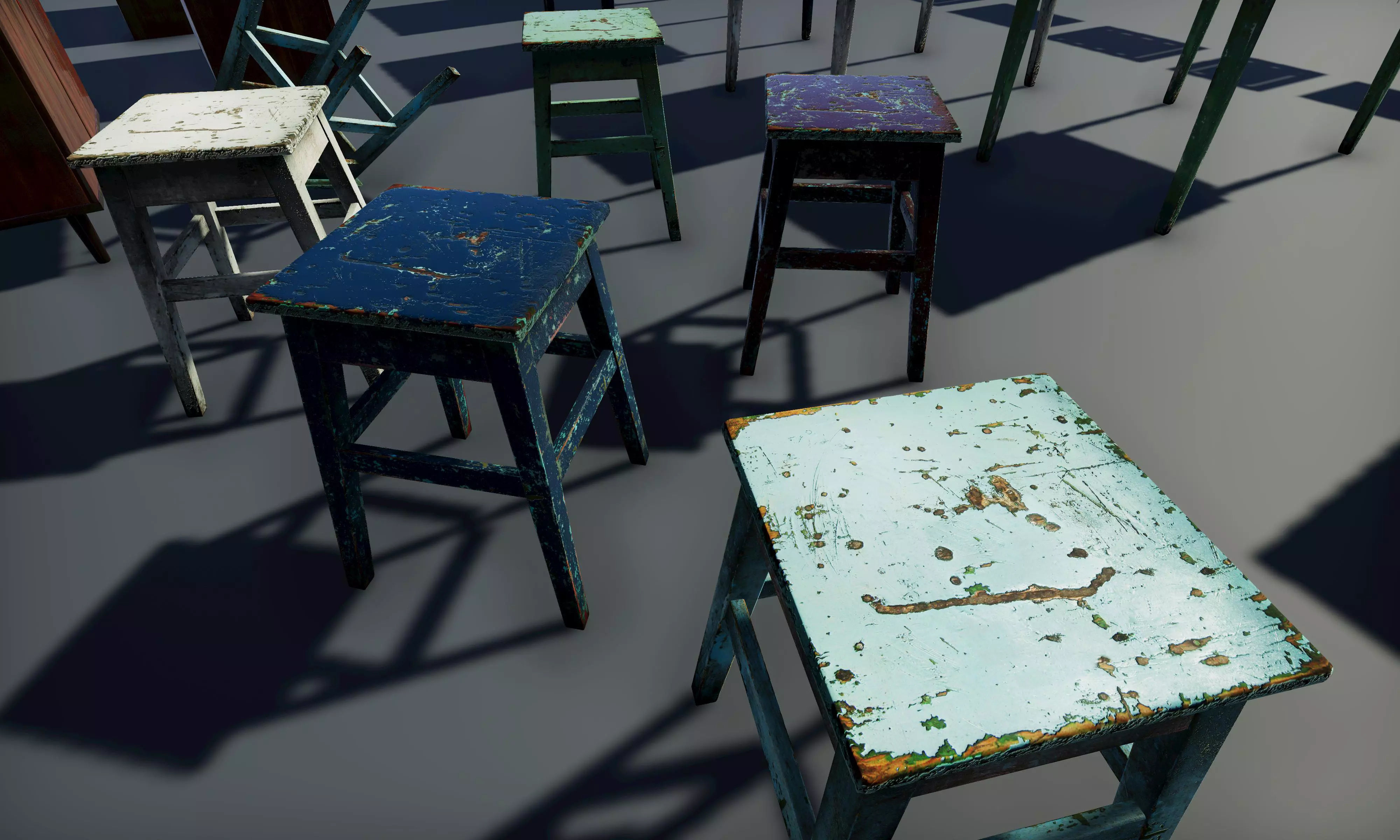 HQ Exterior Interior Props Pack Low-poly 3D model_24