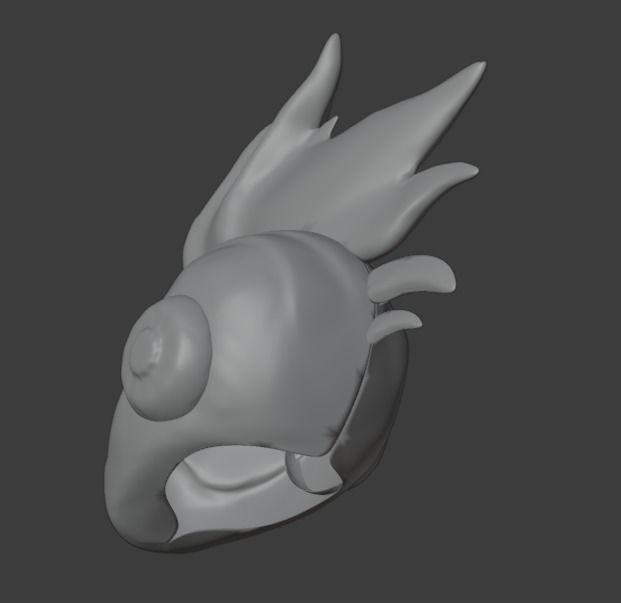 Helmet Pantheon Zombie Slayer - League Of Legends 3D print model_6