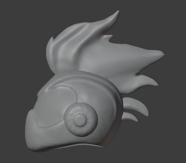 Helmet Pantheon Zombie Slayer - League Of Legends 3D print model_8