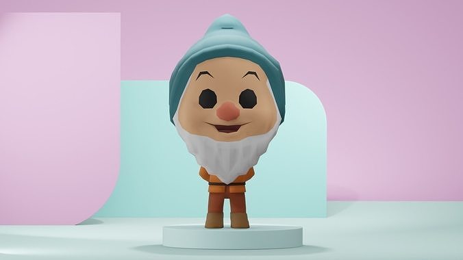 Basful Dwarf  Funko Pop 3D print model 3D print model 3D print model