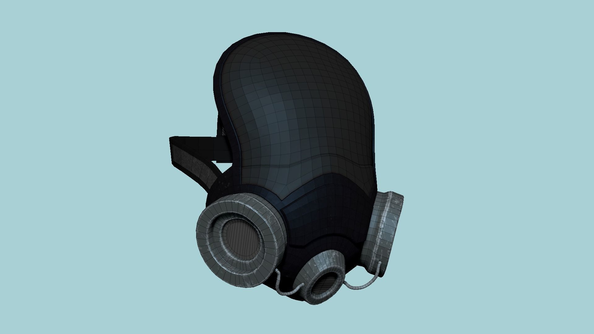 08 Gas Masks A Full Face- Character Design Fashion 3D Model Collection_55