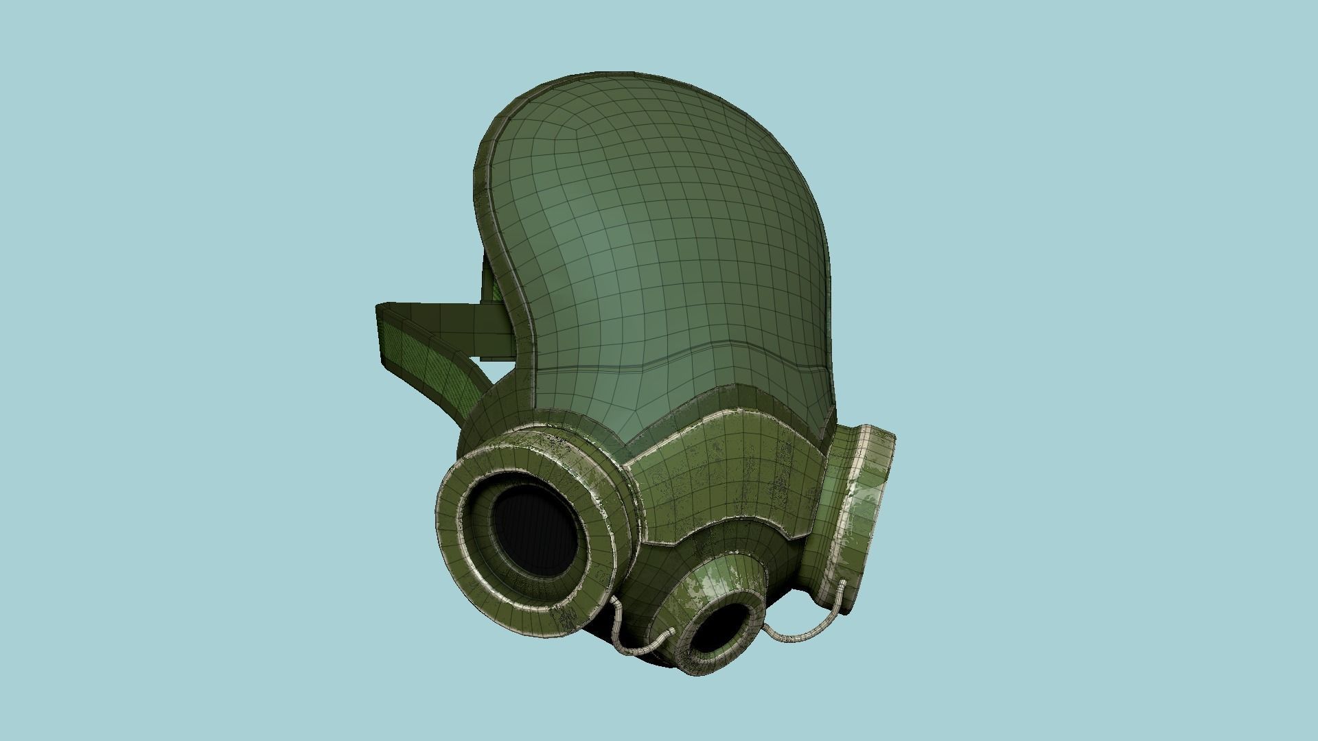 08 Gas Masks A Full Face- Character Design Fashion 3D Model Collection_62