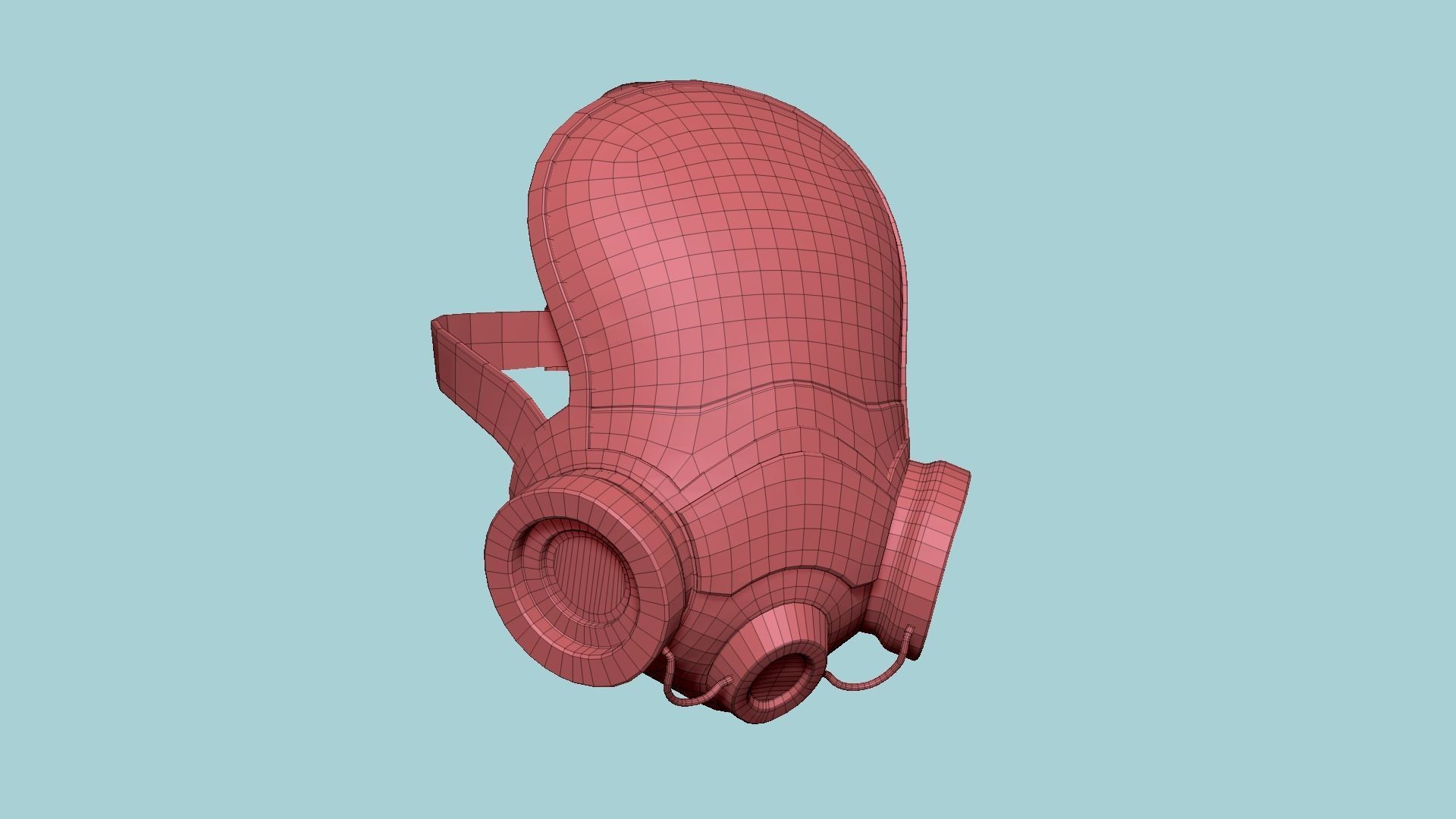 08 Gas Masks A Full Face- Character Design Fashion 3D Model Collection_18