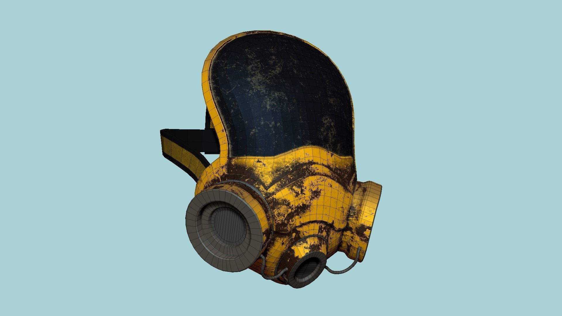 08 Gas Masks A Full Face- Character Design Fashion 3D Model Collection_64