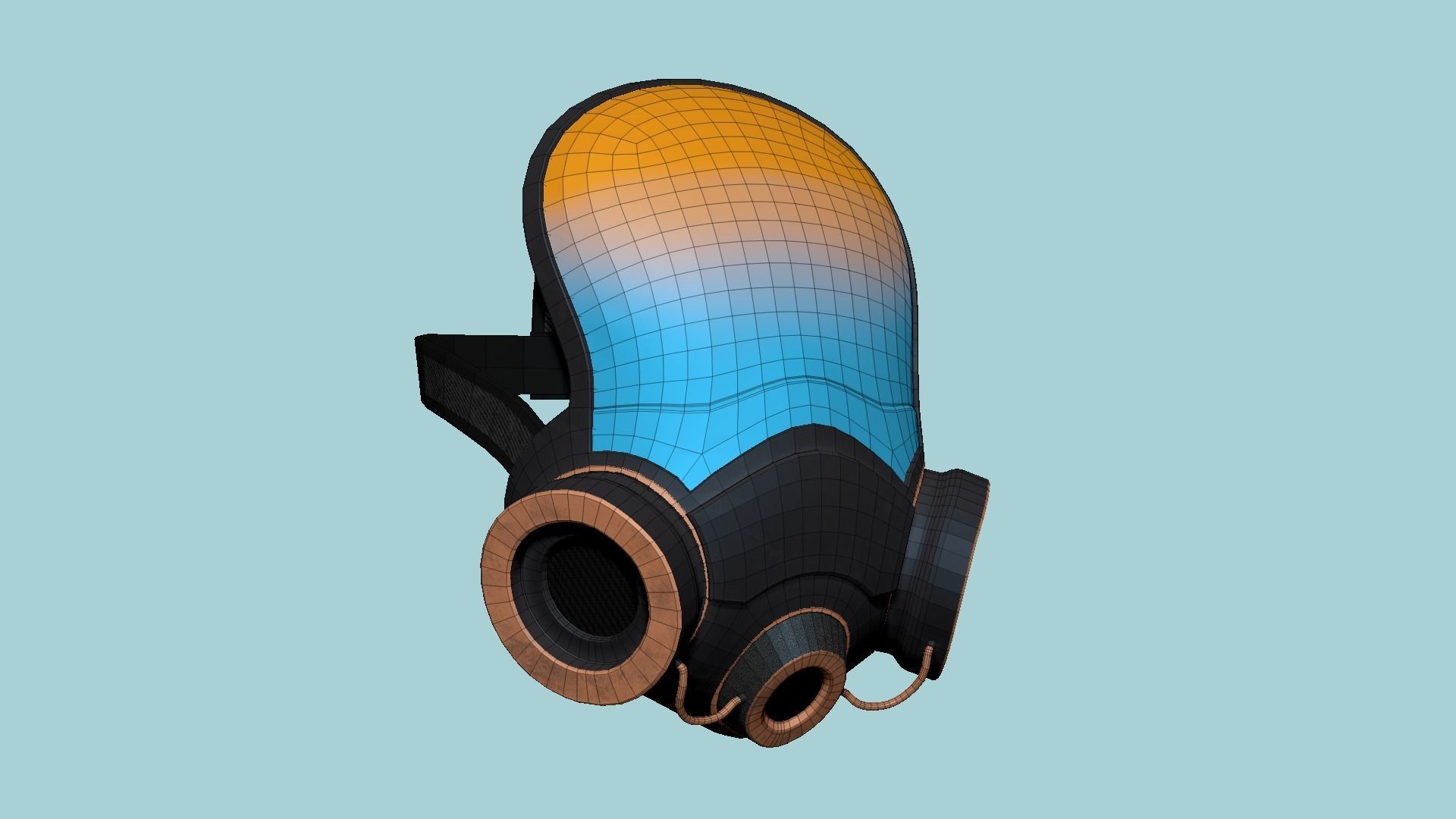 08 Gas Masks A Full Face- Character Design Fashion 3D Model Collection_63