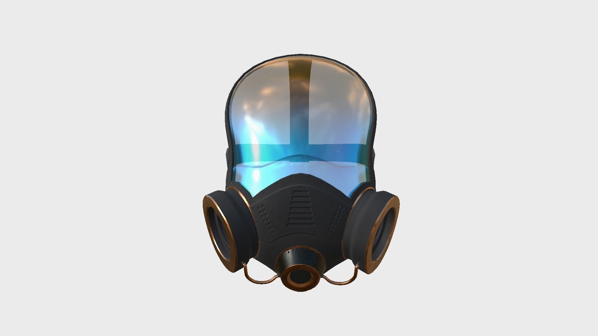 08 Gas Masks A Full Face- Character Design Fashion 3D Model Collection_38
