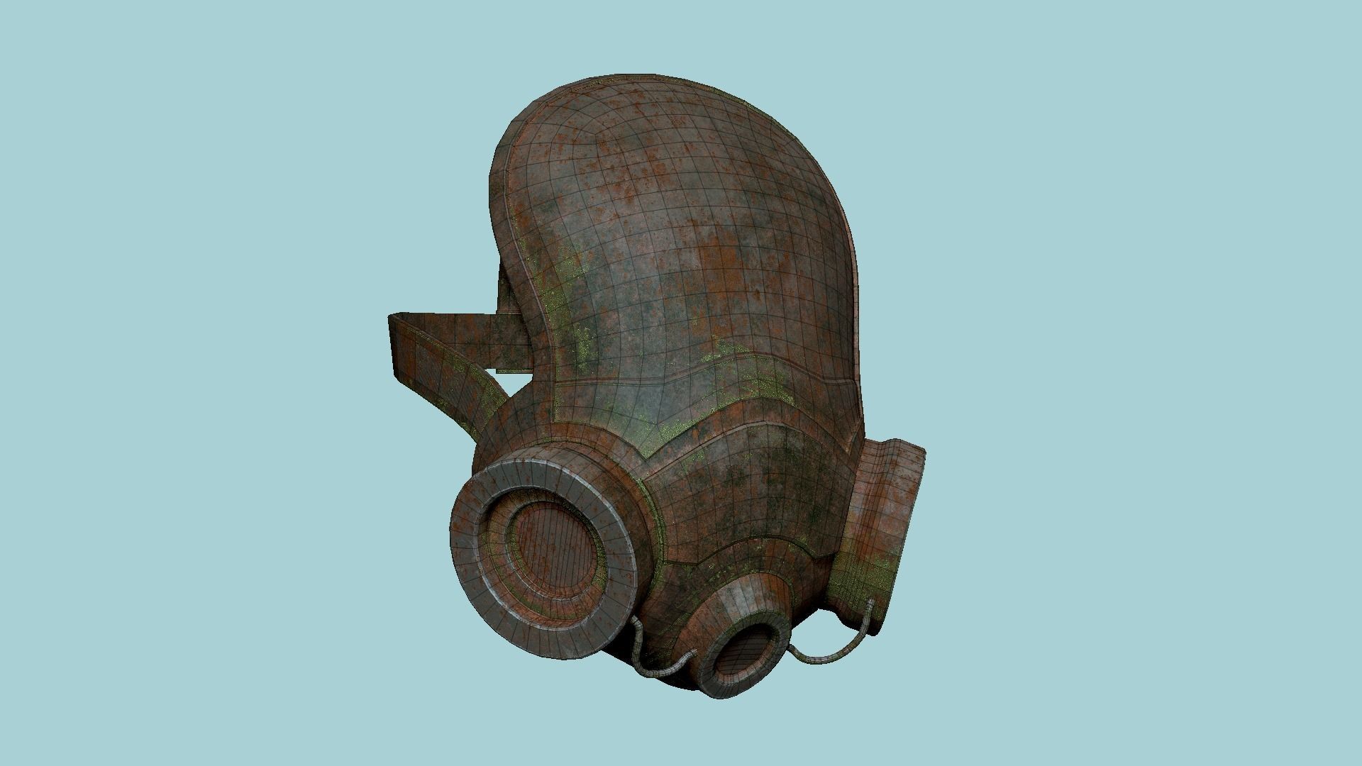 08 Gas Masks A Full Face- Character Design Fashion 3D Model Collection_53