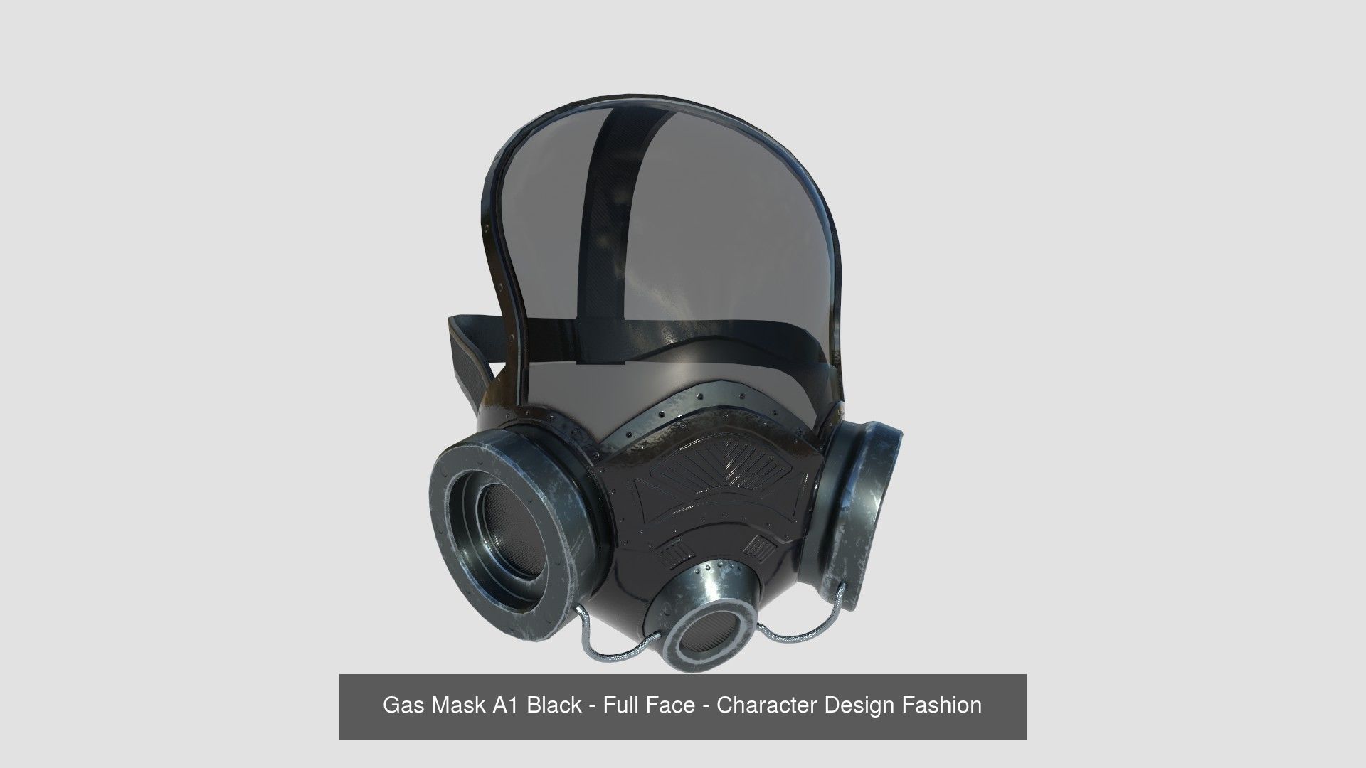 08 Gas Masks A Full Face- Character Design Fashion 3D Model Collection_2