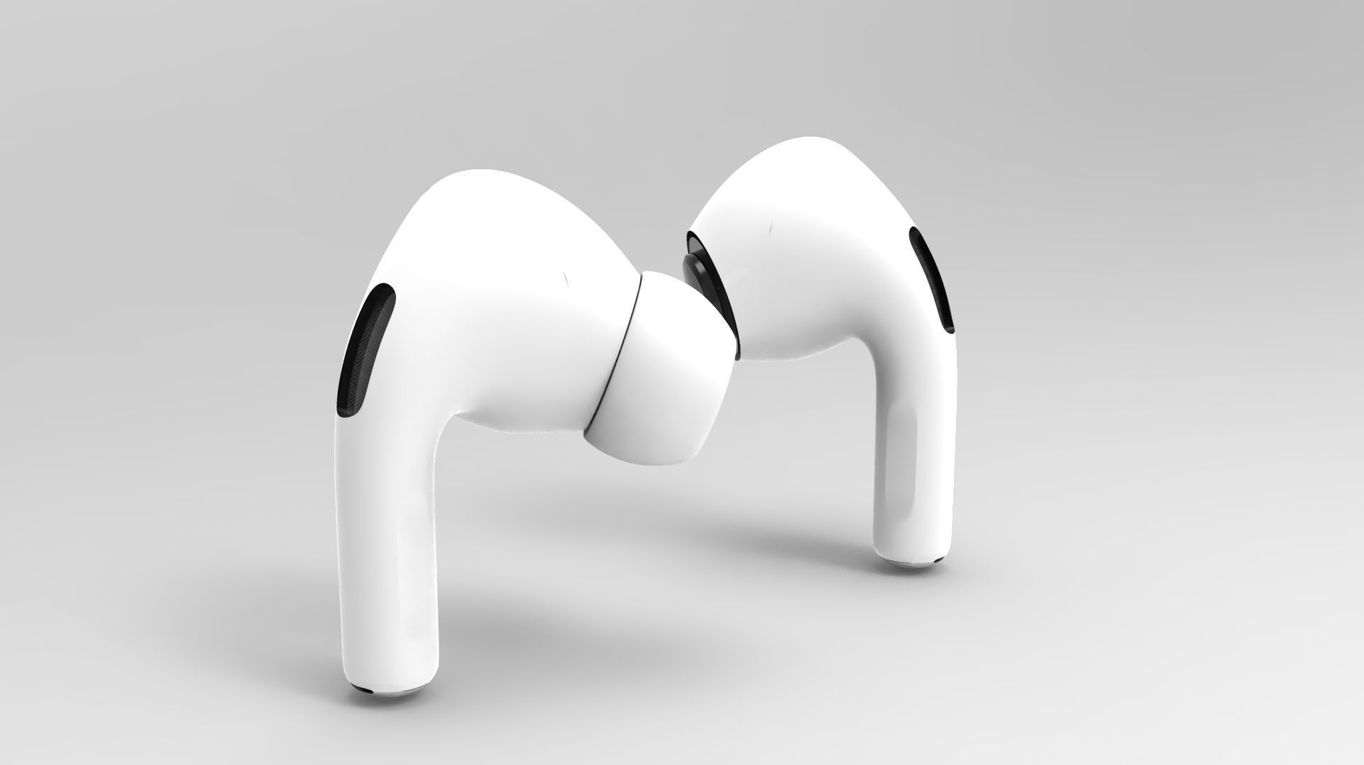 Airpod pro with true dimension 3D model_2