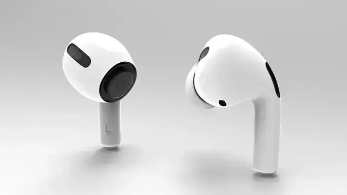 Airpod pro with true dimension 3D model
