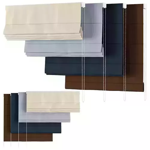 Roman Curtains 148 VELVET ROMAN SHADE