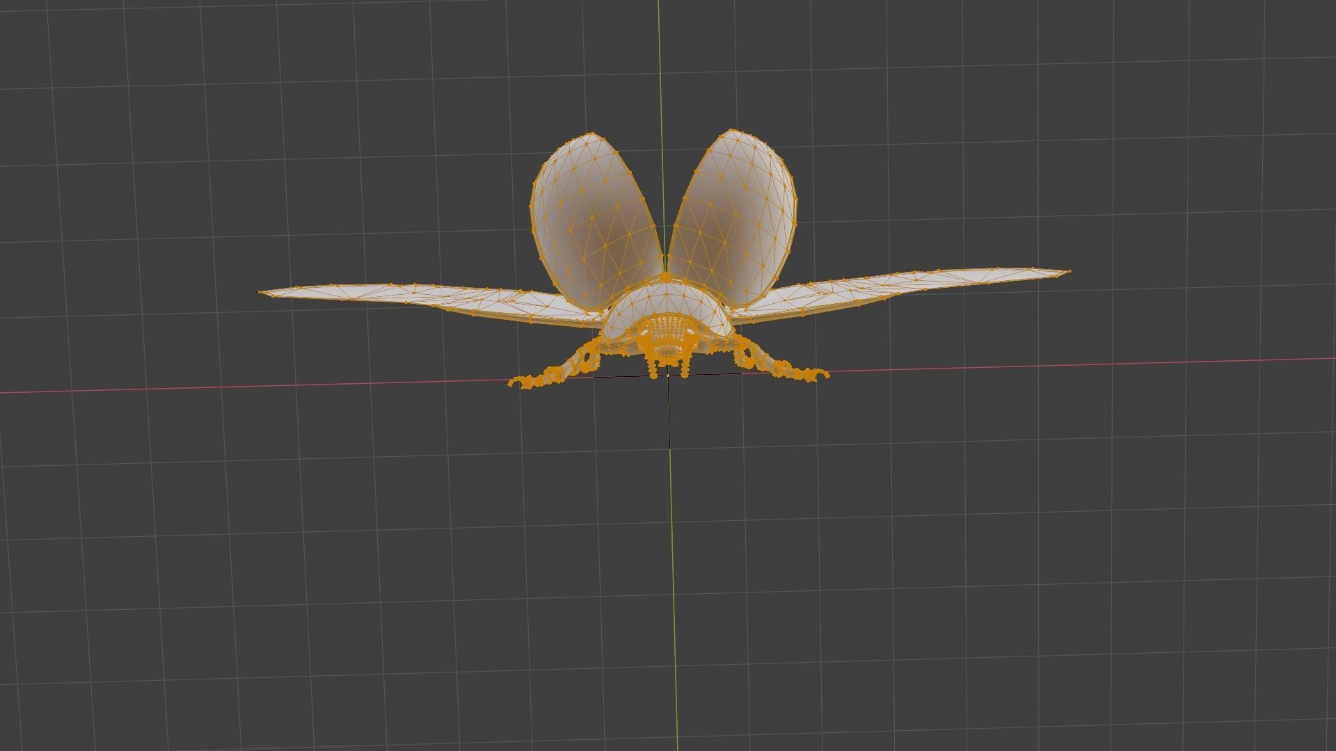 LadyBug Low-poly 3D model_1