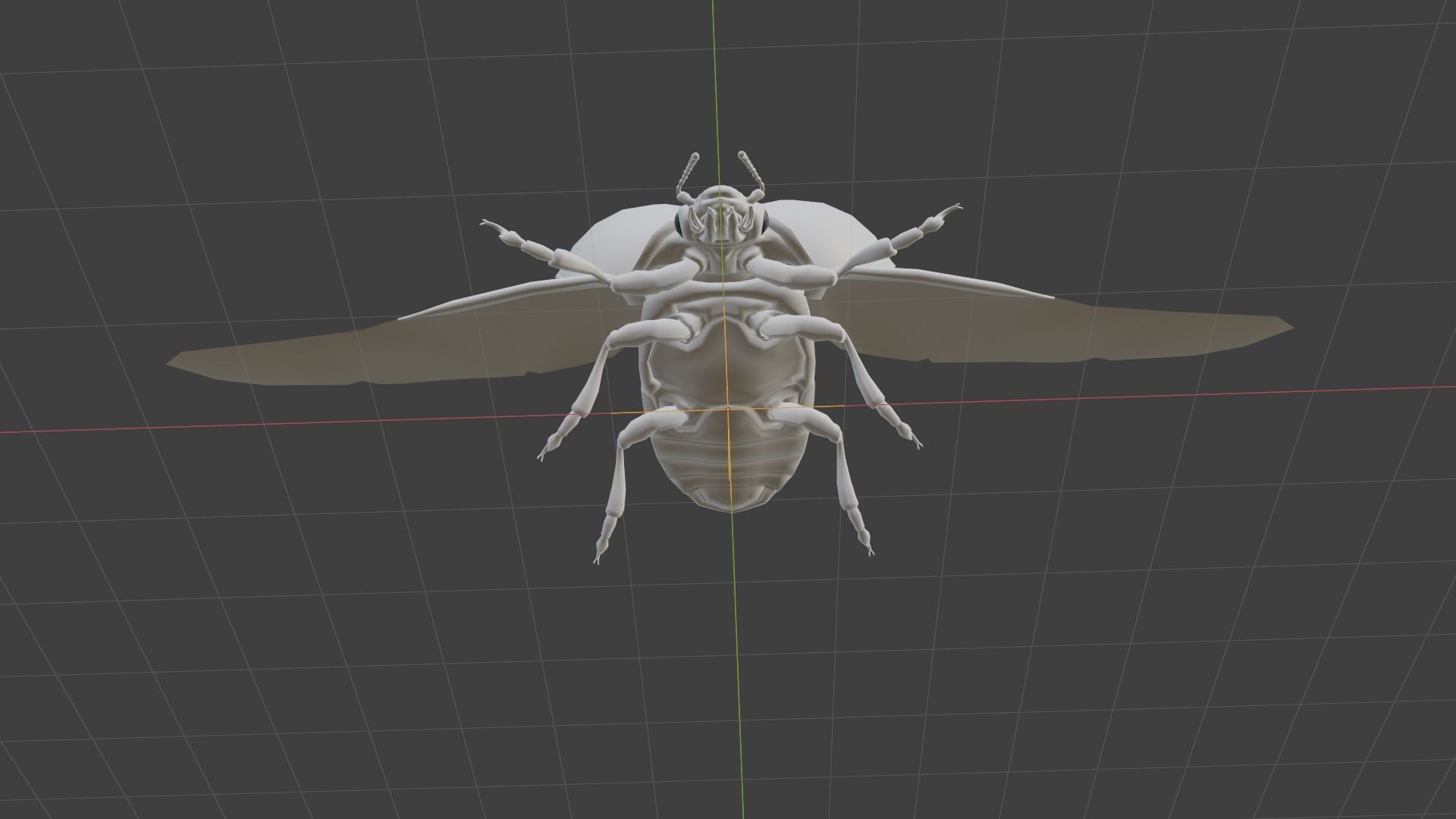 LadyBug Low-poly 3D model_2