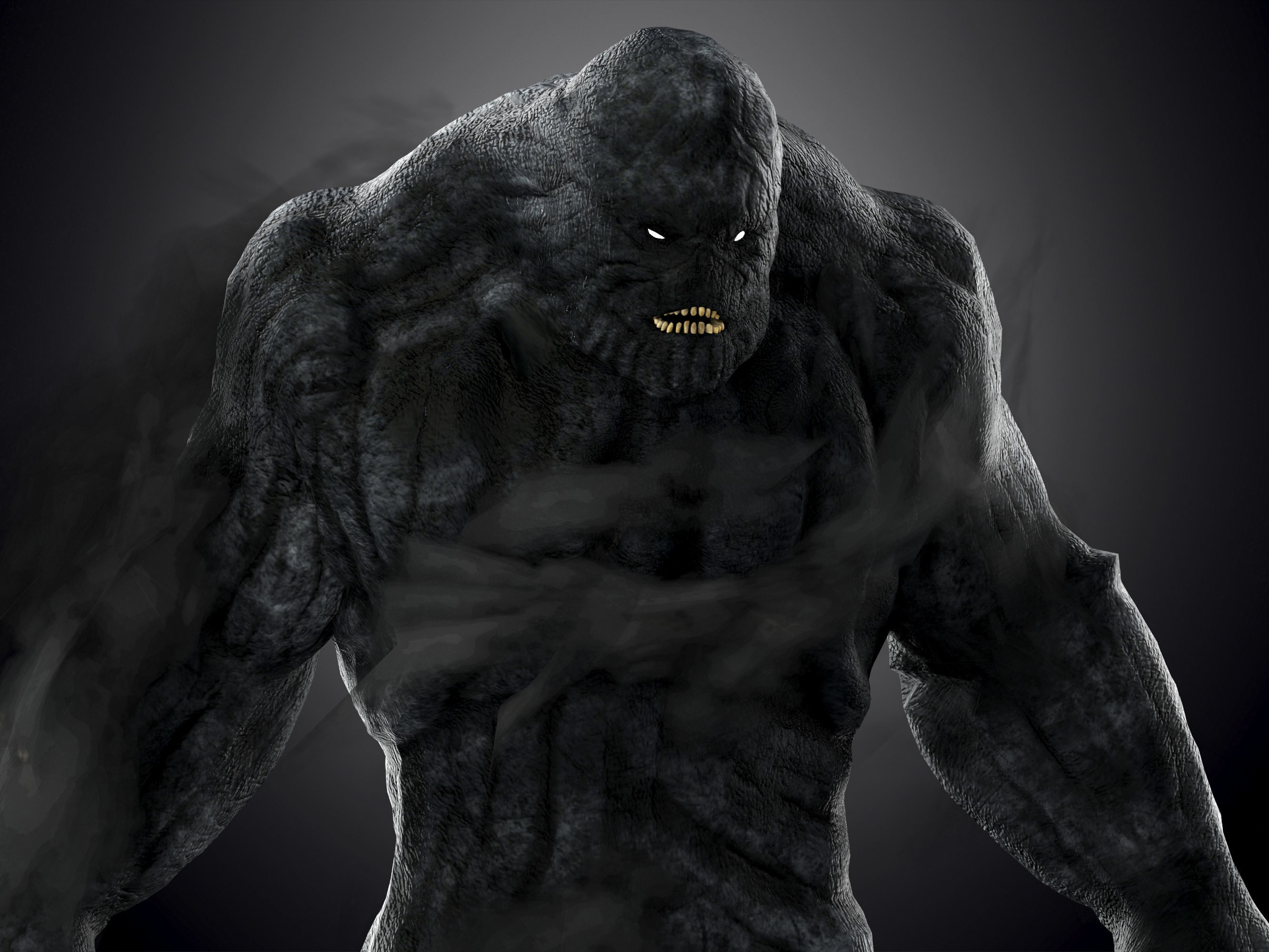 Monster from Hellbound Low-poly 3D model_1