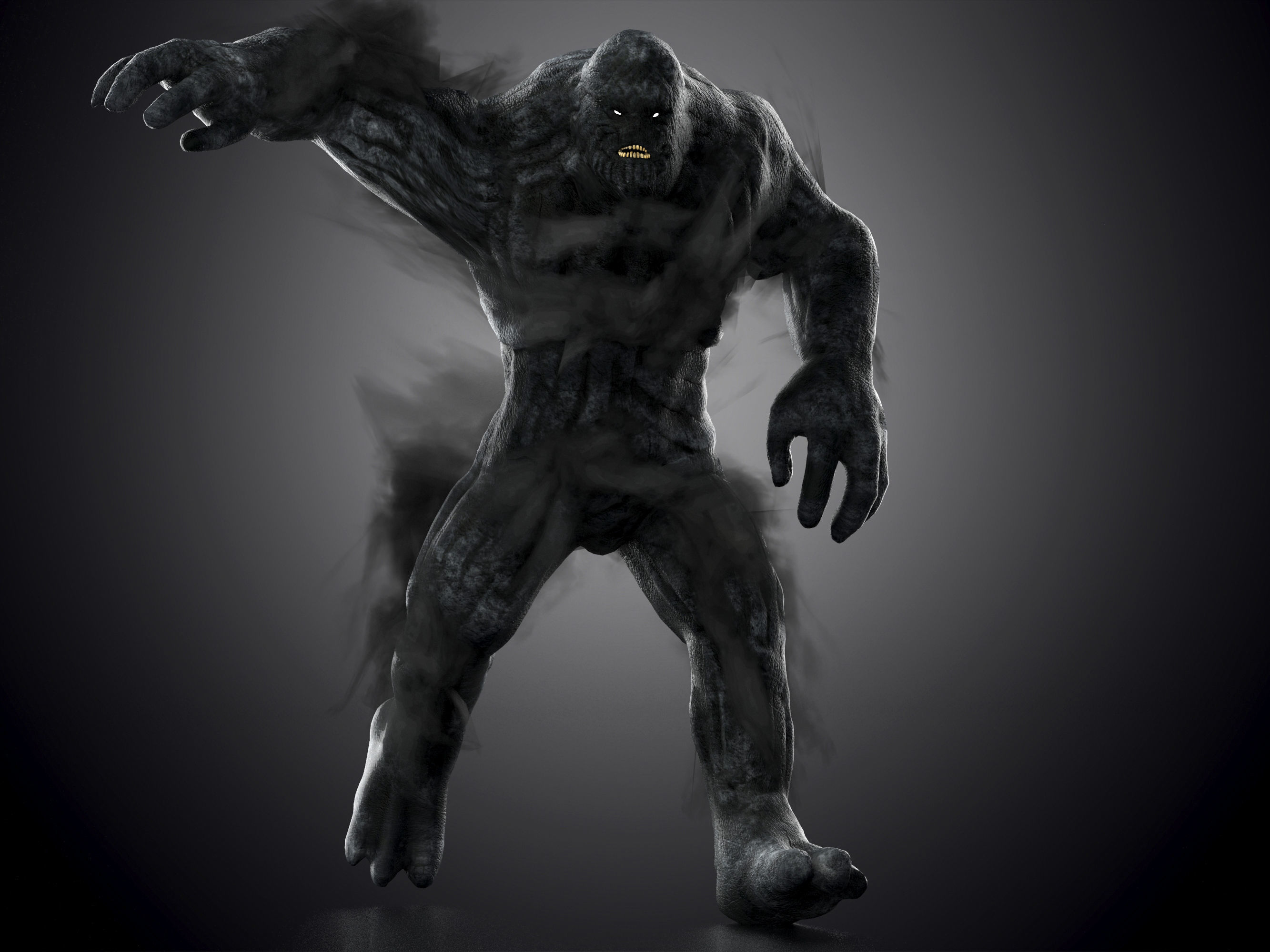 Monster from Hellbound Low-poly 3D model_6