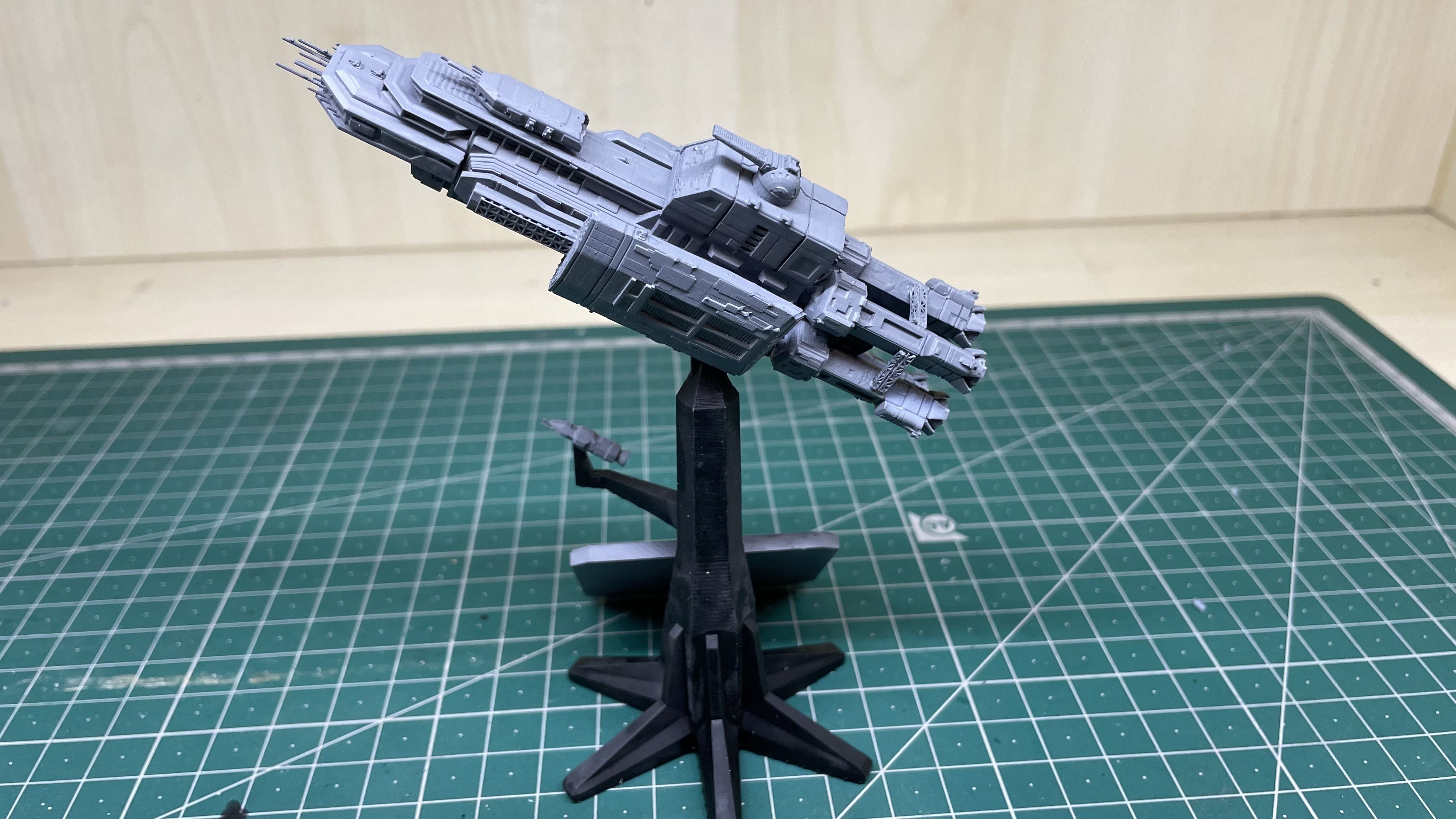 Expanse UNN Nathan Hale Leonidas-Class Battleship 3D print model_18