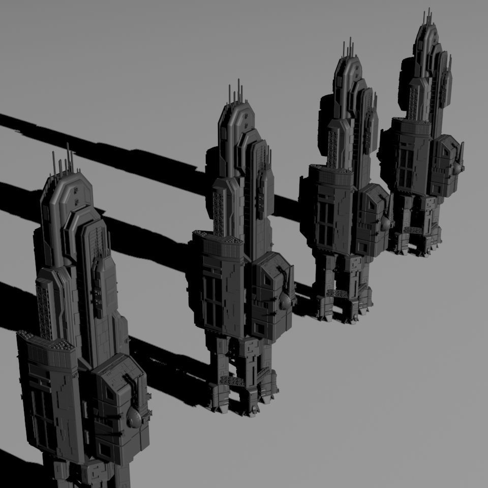 Expanse UNN Nathan Hale Leonidas-Class Battleship 3D print model_10