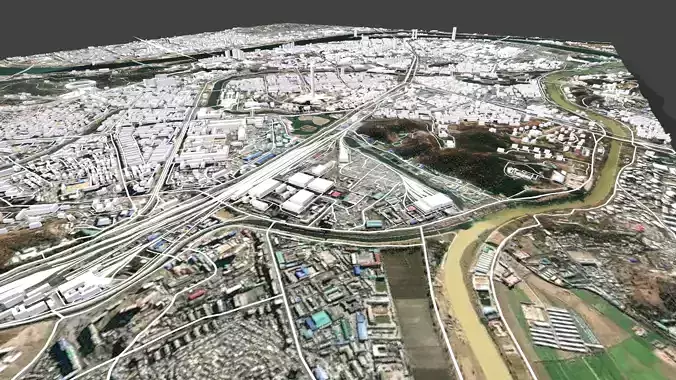 Cityscape  Pyongyang Democratic Peoples Republic of Korea