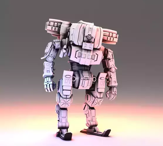 Robot 3D Print model futuristic 3D print model
