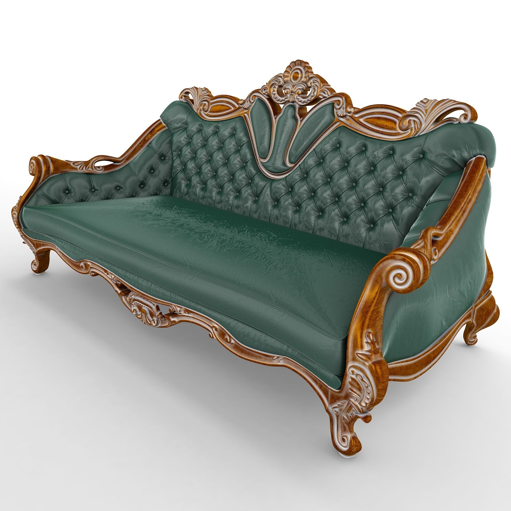 Ambiance Sofa Soft Low-poly 3D model_2