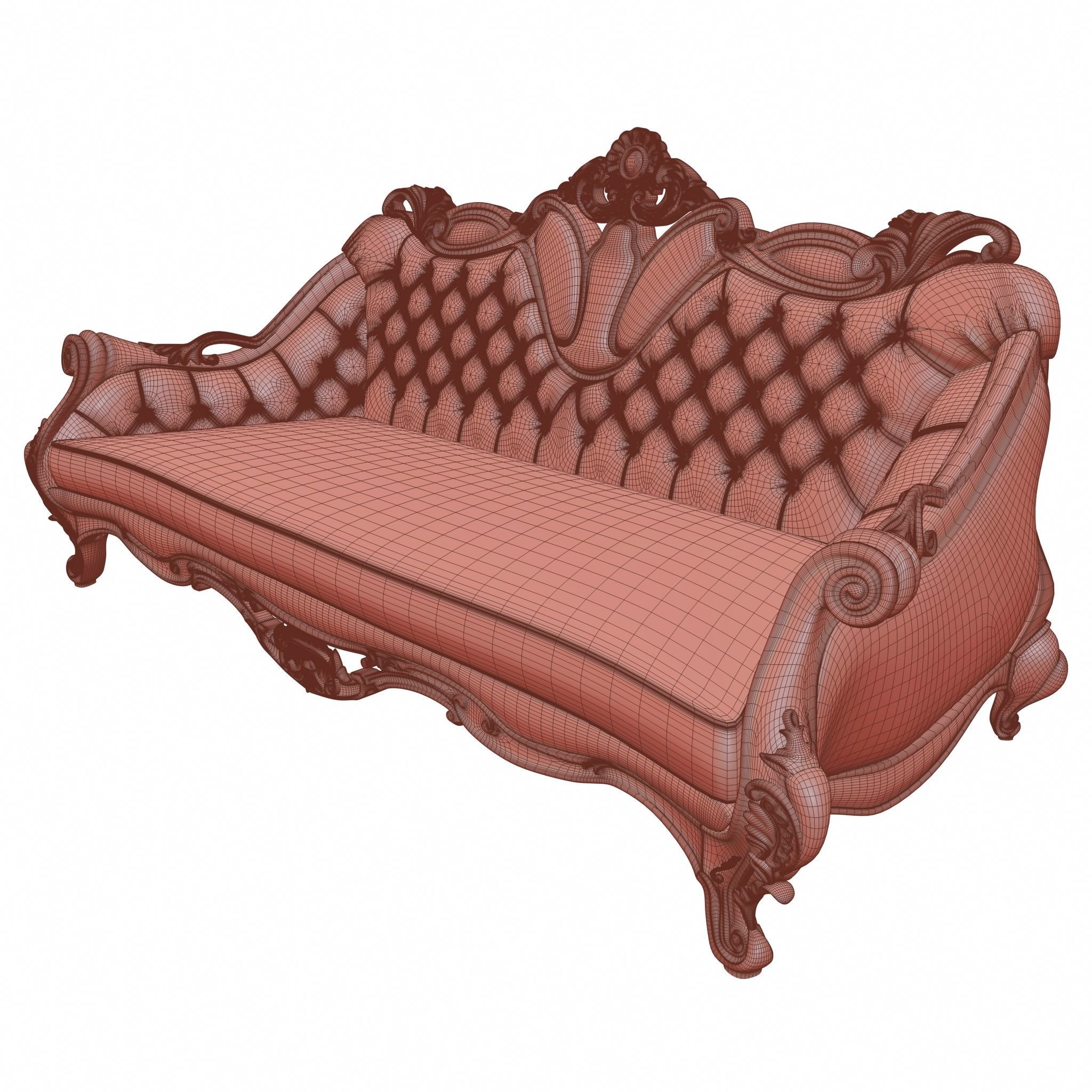 Ambiance Sofa Soft Low-poly 3D model_3