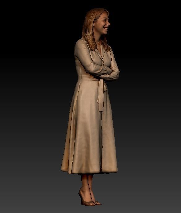 Female 3d for printing 3D print model_3