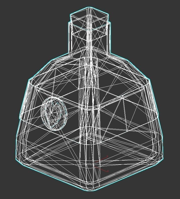 Hp and Mana potion 3D model_16