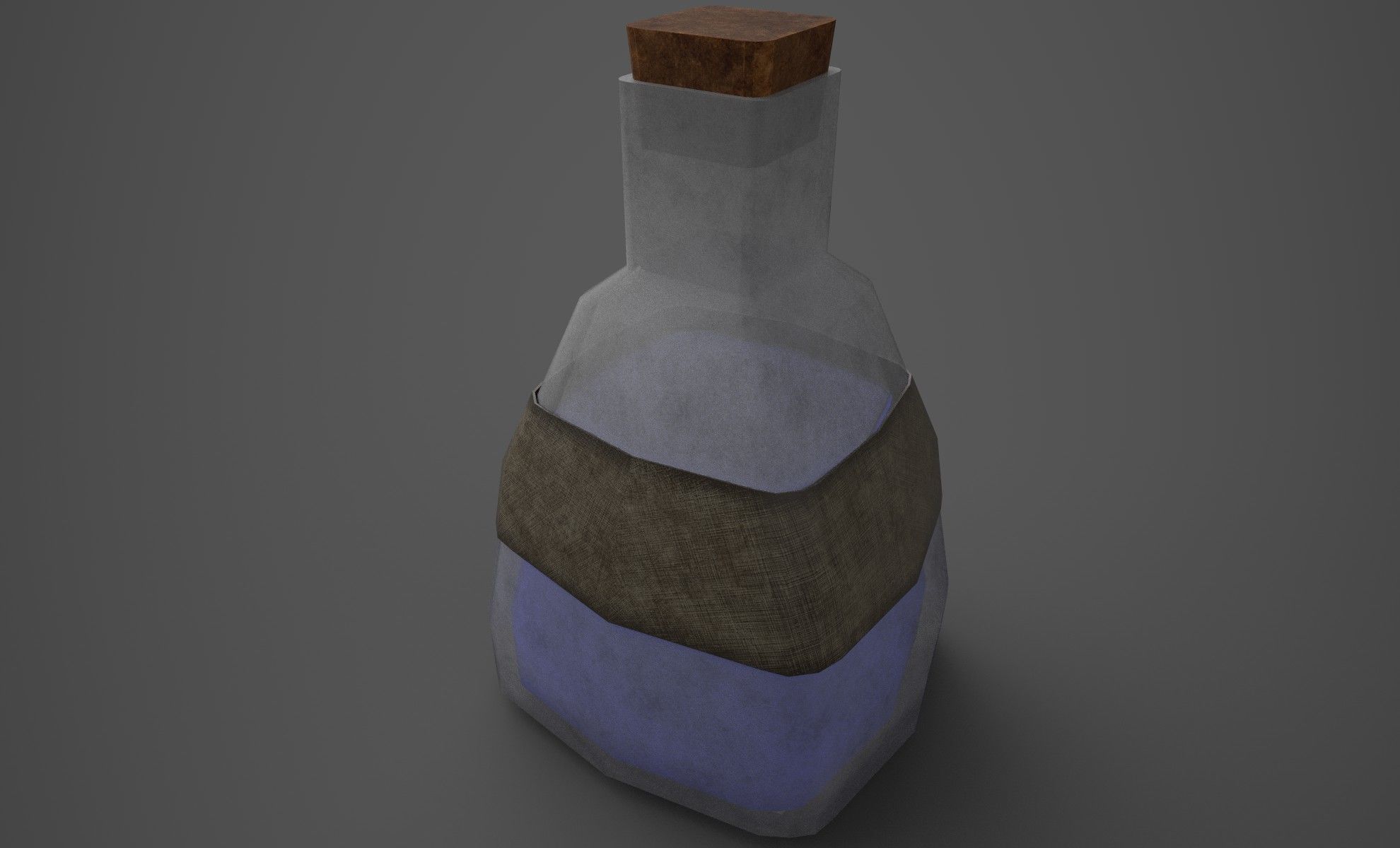 Hp and Mana potion 3D model_3