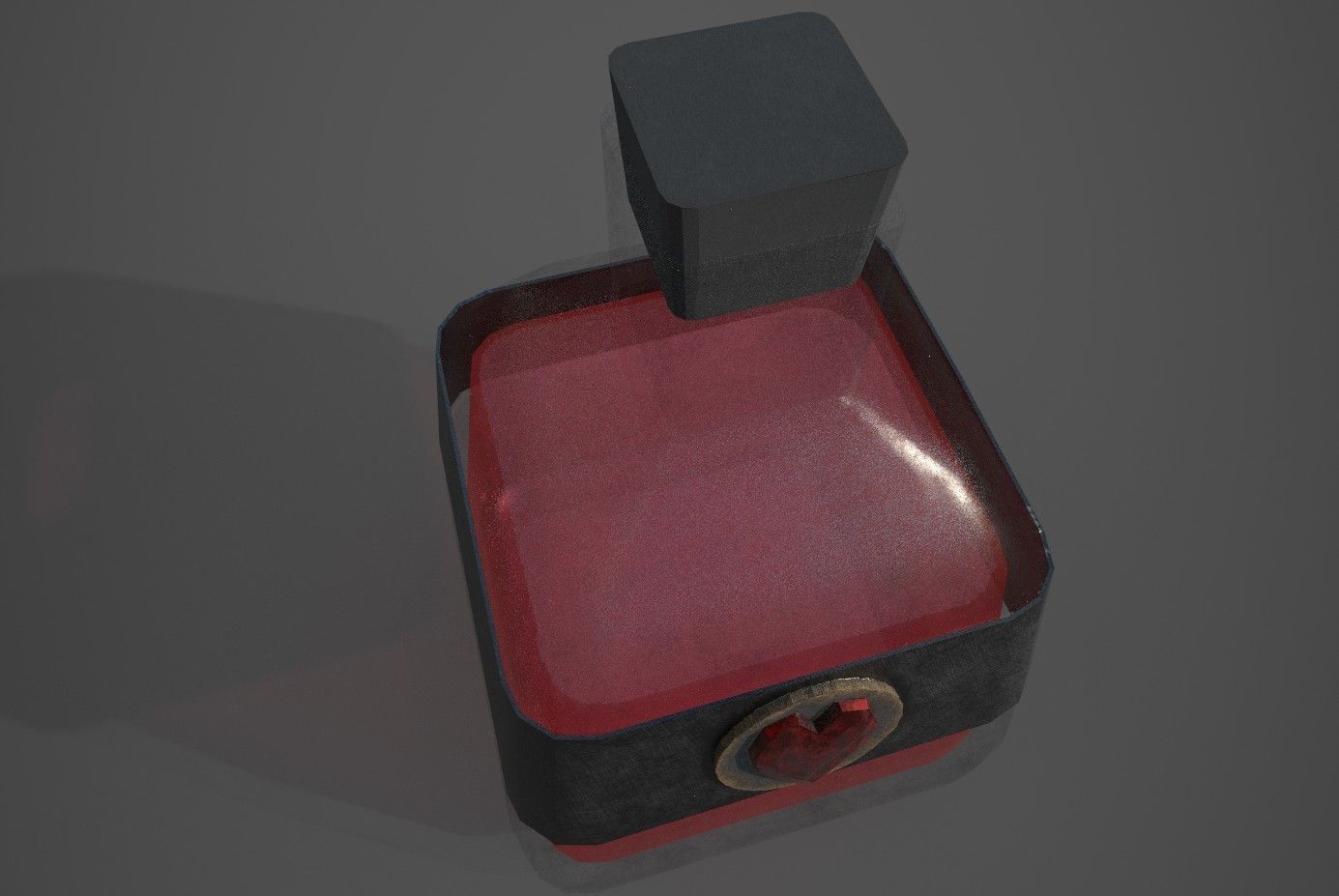 Hp and Mana potion 3D model_9