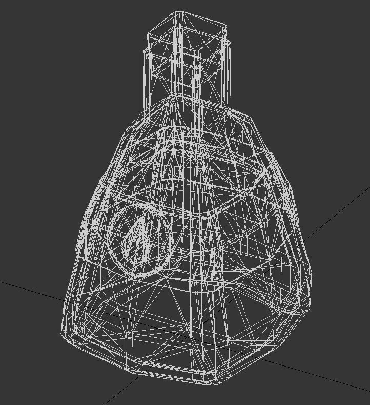Hp and Mana potion 3D model_13