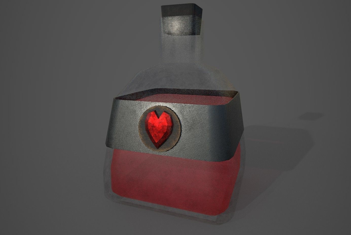 Hp and Mana potion 3D model_7