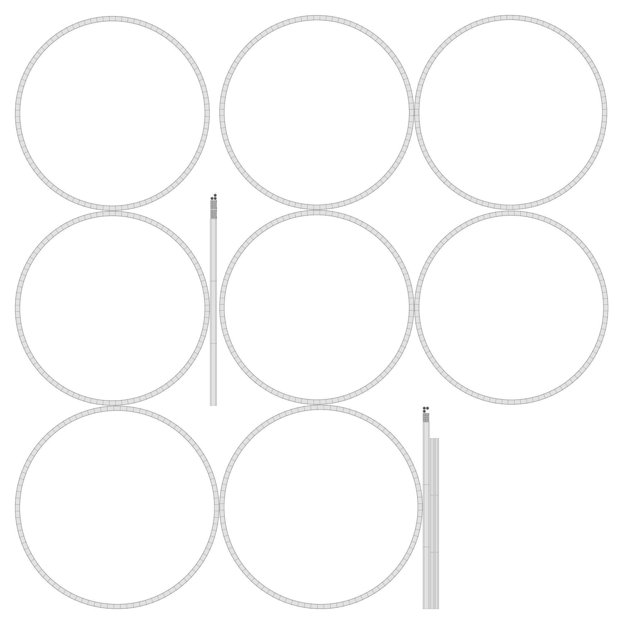 Chair two coffee tables with marble tops Free low-poly 3D model_7