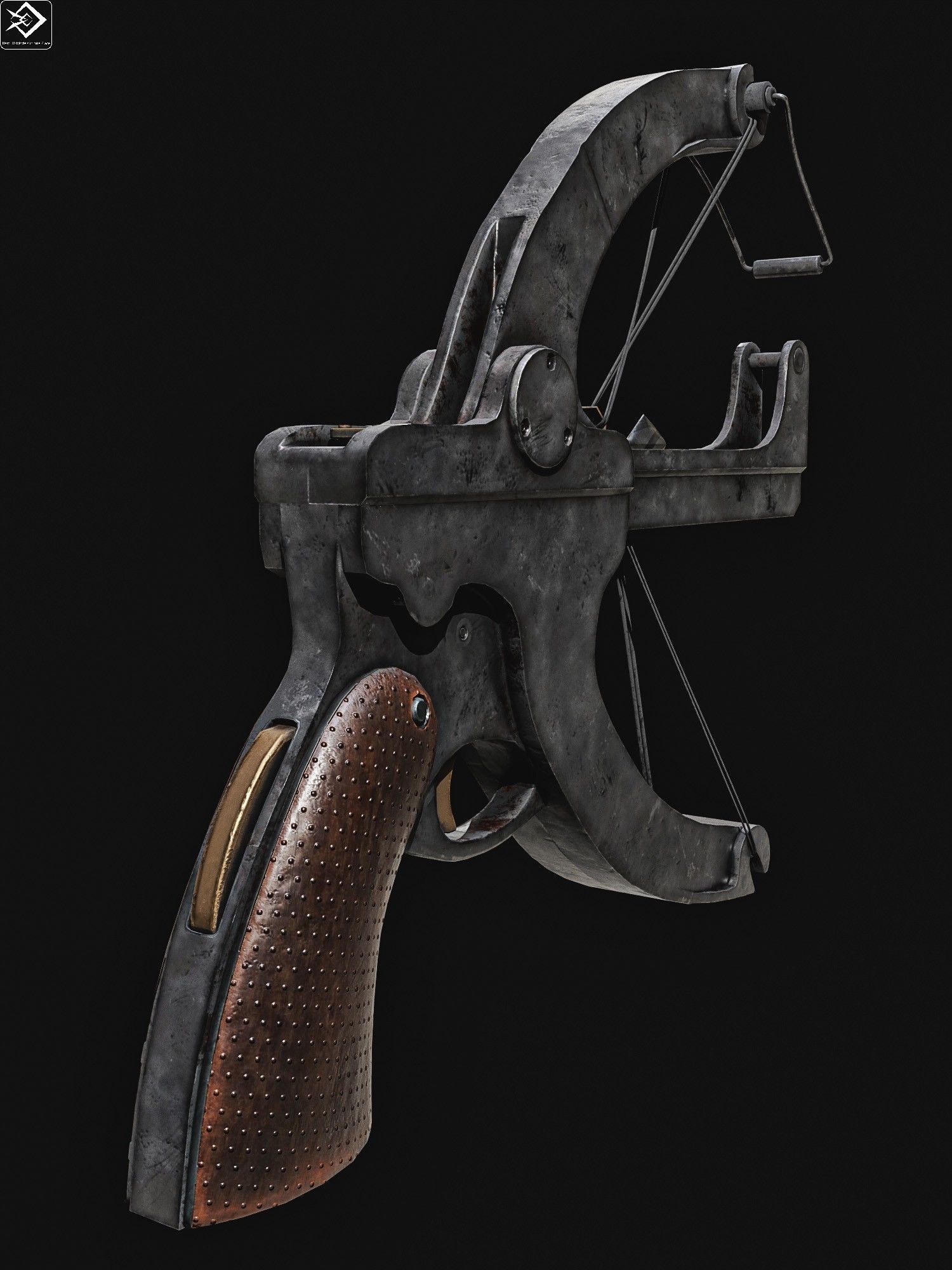 Little Joe crossbow  WW2 Low-poly 3D model_3