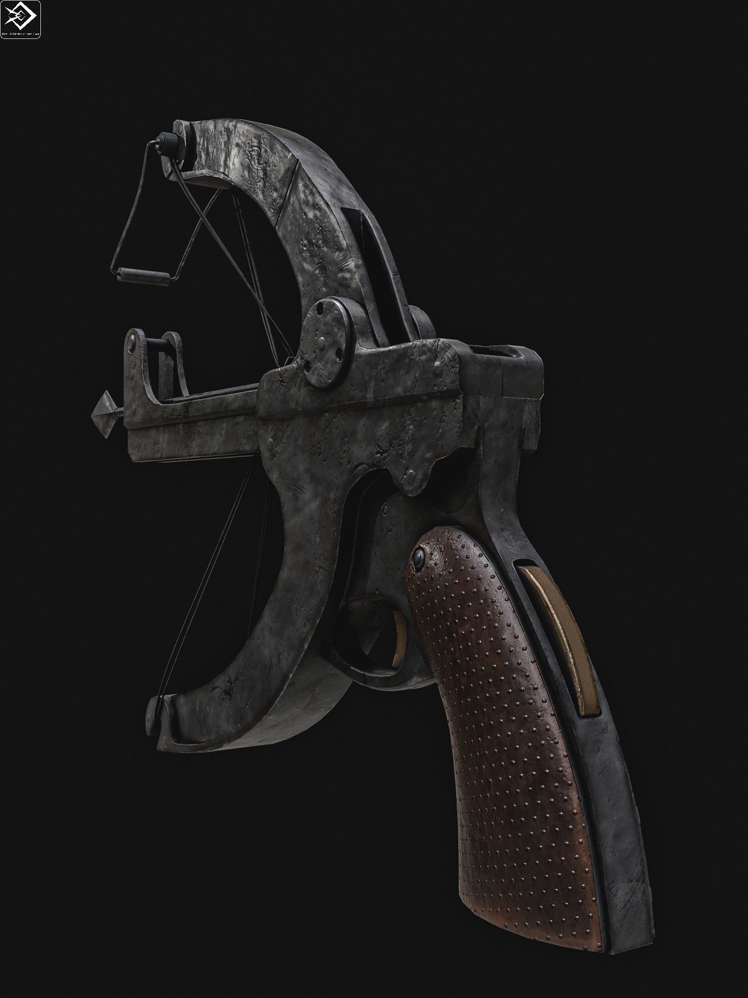 Little Joe crossbow  WW2 Low-poly 3D model_1